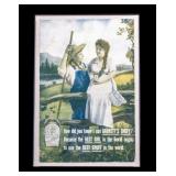 19thC Levi Garrett & Sons Snuff Print Advertisment
