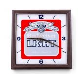 Vintage Budweiser Light Advertising Clock