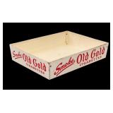 Old Gold Cigarettes Tin Litho Counter Display Box