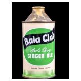 Vintage Bala Club Ginger Ale Dome Top Bottle