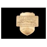 Antique Standard Oil Mica Axle Grease Brass Plaque