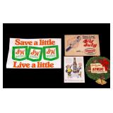 Vintage Beverage Advertising Signs