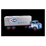 Cast Metal Acme Logo Trucks with Trailers