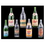 7 Vintage Soda Bottles