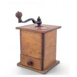 Early Hand Crank Dovetail Cast Iron Coffee Grinder