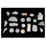 White Jade Carved Pendant / Charms