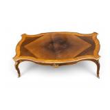 Inlaid French Tea Table Tray w/ Ormolu Mounts