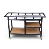 Rattan Bar Cart Attr John Wisner
