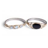 2 Gold Filled Bracelets 28 grams
