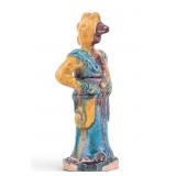 Chinese Sancai Figural Roof Tile