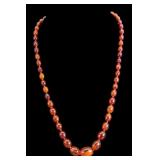 Antique Butterscotch Amber Necklace