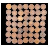Indian Head Pennies (50)