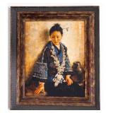 Jie Wie Zhou Ltd Edition Portrait Enhanced Print