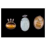 Sterling Silver Pendants with Gemstones