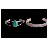 2 Native American / SW 925 Silver Bracelets