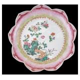 17/18C Chinese Famille Verte Lotus Dish