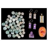 Chinese Carved Gemstone Jewelry