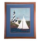 Warren Kimble Coastal Breeze Framed Art Print