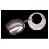 Antique English Sterling Silver Baby Rattle