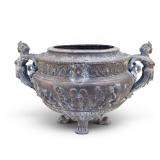 3-Piece Figural Metal Garden Urn / Planter