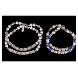 Pearl + 925 Silver Letter Charm Bracelet