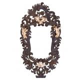 Antique Victorian Cast Iron Picture Frame