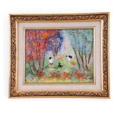 Louis Cardin (Fr., b. 1931) Signed Painting