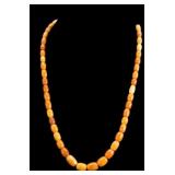 Natural Butterscotch Amber 11 inch Drop