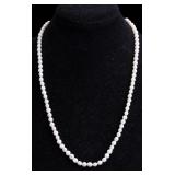 Pearl Necklace with 14k Yellow Gold Clasp