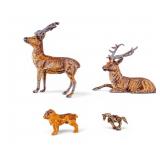 Metal Cold Painted Animals, Other Figures