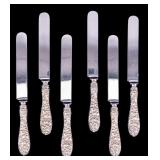 Stieff Sterling Silver Dinner Knives (6)