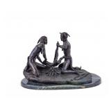 Large Bronze Figural Sculpture, After Remington
