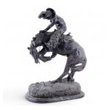 After F. Remington "The Rattlesnake" Cast Bronze