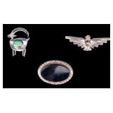 Southwestern Sterling Silver Brooch Pins