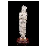 Qing Dynasty Carved Soldier Figure