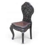 Japanese Carved Chair w/ Phoenix Motif