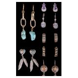 7 pairs of Sterling Silver Earrings