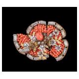 Unsigned Miriam Haskell Brooch