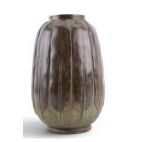Tiffany-Style Tobacco Leaf Vase
