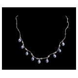 Pearl and Sterling Silver Necklace
