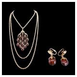 Mid Century Trifari Jewelry Set