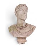 Classical Roman-Style Concrete Garden Bust