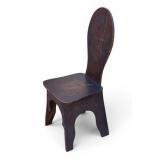 19/20th Century Chip-Carved Wooden Chair