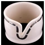 Rare Sterling Silver + Bone Bangle Bracelet