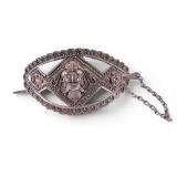 Chinese / Tibet Silver Alloy Head Dress Hair Pin
