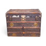 Antique Louis Vuitton Steamer Trunk c. 1890s