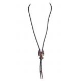 Native American Mosaic Eagle Bolo Necklace