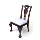 Mahogany Chippendale-Style Side Chair
