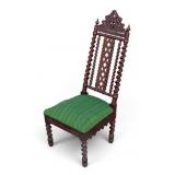 Antique / Victorian Carved Barley Twist Chair