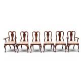 Set of 6 Baker Furniture Formal Dining Chairs